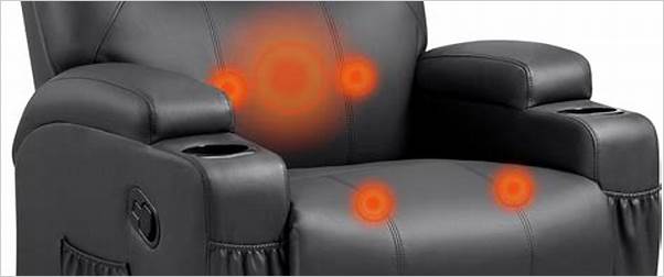Recliner sofa set with massage function