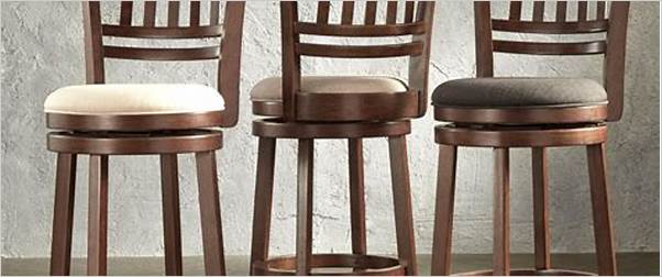 Swivel bar stools for kitchen island