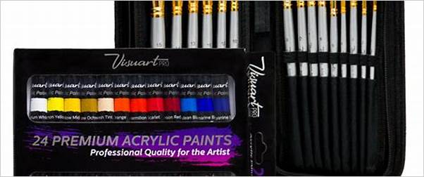 acrylic paint brush set