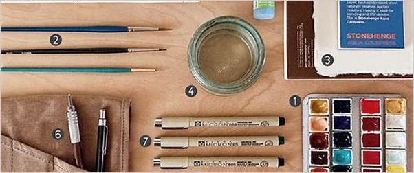 artisan watercolor supplies