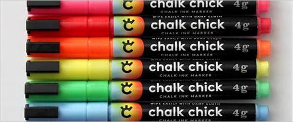 colored chalk ink