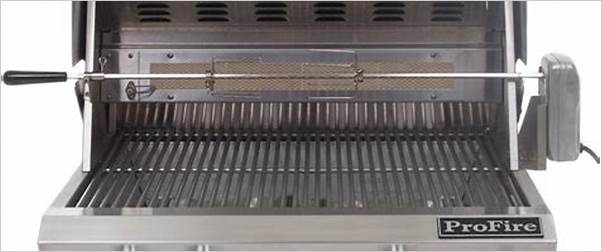 gas grill with rotisserie