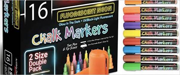neon chalk markers