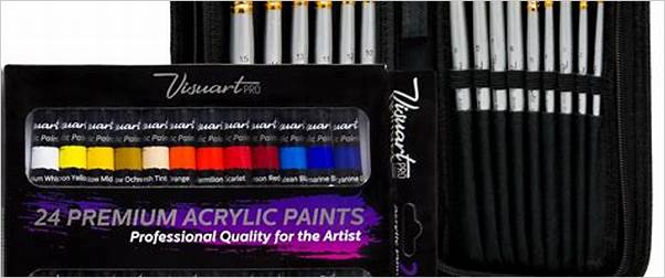 premium acrylic paint brush kit