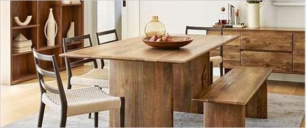 quality wood for dining table