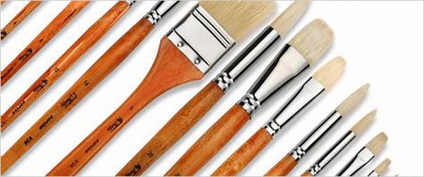 synthetic oil painting brushes