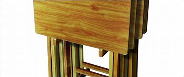 wooden TV tray design